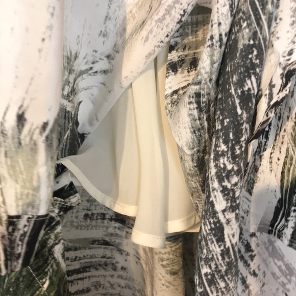 Lamarque Gaza palm buttons asymetric skirt - Picture 10 of 14